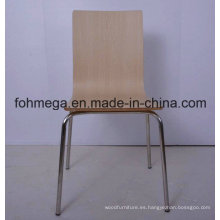 Silla de restaurante duradera de Bentwood Fast Food con pata Ss (FOH-NCP14)